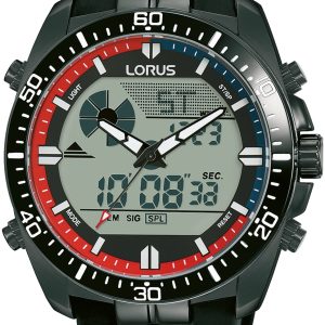 Lorus Herrklocka R2B05AX9 Sports Svart/Plast Ø46 mm