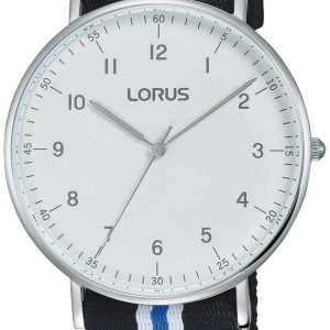 Lorus Herrklocka RH899BX9 Classic Vit/Textil Ø40 mm