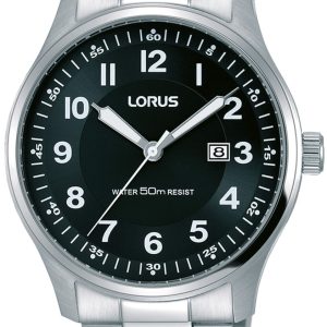 Lorus Herrklocka RH935HX9 Classic Svart/Stål Ø42 mm