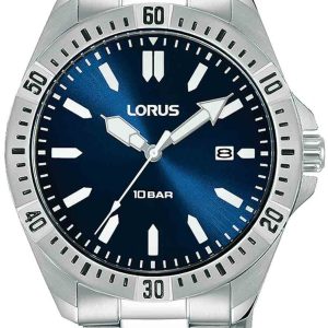 Lorus Herrklocka RH939MX9 Classic Blå/Stål Ø40 mm