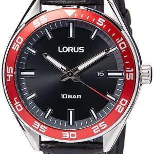 Lorus Herrklocka RH941NX9 Sports Svart/Läder Ø44 mm