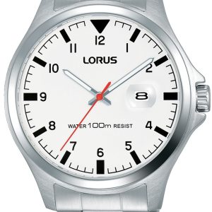 Lorus Herrklocka RH965KX9 Classic Vit/Stål Ø42 mm