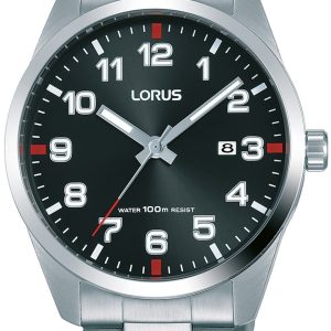 Lorus Herrklocka RH973JX5 Classic Svart/Stål Ø39 mm