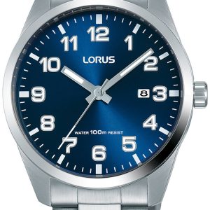 Lorus Herrklocka RH975JX5 Blå/Stål Ø40 mm