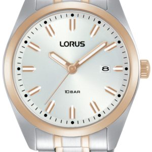 Lorus Herrklocka RH980PX9 Vit/Roséguldstonat stål Ø39 mm