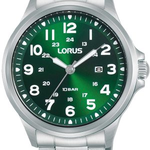 Lorus Herrklocka RH995NX9 Classic Grön/Stål Ø44 mm