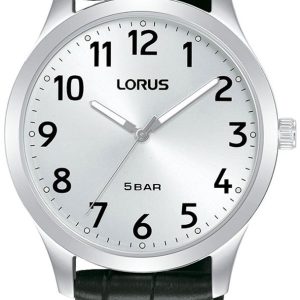 Lorus Herrklocka RRX07JX9 Classic Silverfärgad/Läder Ø40 mm