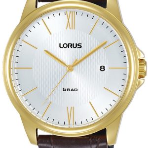 Lorus Herrklocka RS943DX9 Classic Silverfärgad/Läder Ø43 mm