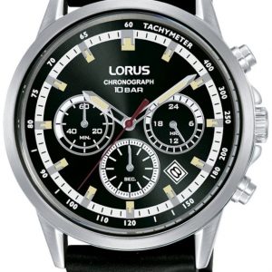 Lorus Herrklocka RT301KX9 Sport Svart/Läder Ø42 mm