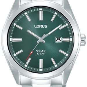 Lorus Herrklocka RX331AX9 Solar Grön/Stål Ø42 mm