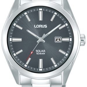 Lorus Herrklocka RX333AX9 Solar Svart/Stål Ø42 mm