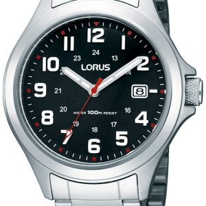 Lorus Herrklocka RXH01IX5 Svart/Stål Ø42 mm