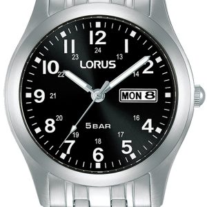 Lorus Herrklocka RXN73DX5 Classic Svart/Stål Ø38 mm