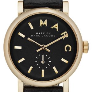 Marc by Marc Jacobs Damklocka MBM1273 Svart/Läder Ø28 mm