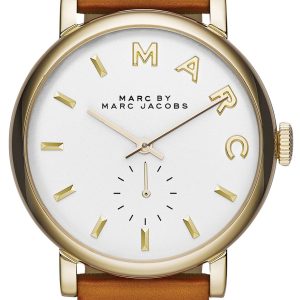 Marc by Marc Jacobs Damklocka MBM1316 Vit/Läder Ø36 mm