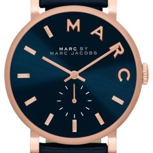 Marc by Marc Jacobs Damklocka MBM1329 Blå/Läder Ø36 mm