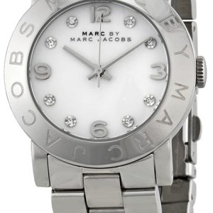 Marc by Marc Jacobs Damklocka MBM3054 Amy Vit/Stål Ø36 mm