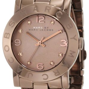 Marc by Marc Jacobs Damklocka MBM3119 Amy Brun/Stål Ø36 mm