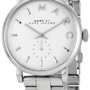 Marc by Marc Jacobs Damklocka MBM3242 Baker Vit/Stål Ø36.5 mm