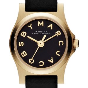 Marc by Marc Jacobs Henry Damklocka MBM1240 Svart/Läder Ø21 mm