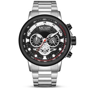 Megir Chronograph M2223G.01 - Herr - 48 mm - Analogt - Quartz - Mineralglas