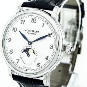 Montblanc Herrklocka 117578 Star Silverfärgad/Läder Ø42 mm