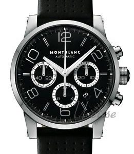 Montblanc Herrklocka 36063 Timewalker Chronograph Svart/Gummi Ø43 mm