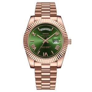 Nibosi Day-Date Roman Rose Green