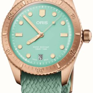 Oris 01 733 7771 3157-07 3 19 03BRS Divers Grön/Textil Ø38 mm