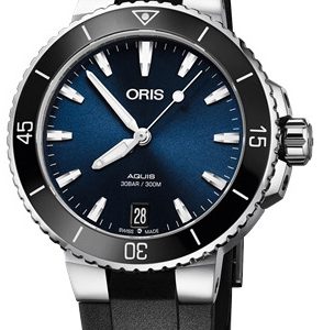 Oris Damklocka 01 733 7731 4135-07 4 18 64FC Diving Blå/Gummi Ø36.5