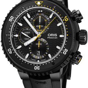 Oris Diving Herrklocka 01 774 7727 7784-Set Svart/Gummi Ø51 mm