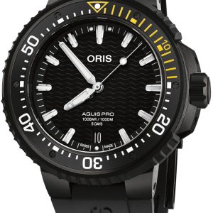 Oris Herrklocka 01 400 7767 7754-07 426 64BTEB Diving Svart/Gummi