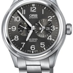 Oris Herrklocka 01 690 7735 4063-07 8 22 19-1 Aviation Grå/Stål