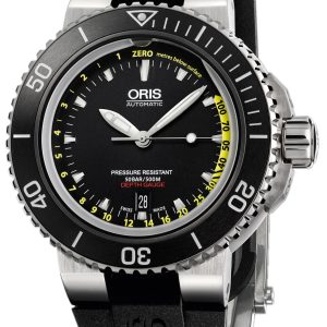 Oris Herrklocka 01 733 7675 4154-Set RS Diving Svart/Gummi Ø46 mm