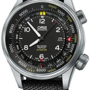 Oris Herrklocka 01 733 7705 4134-07 5 23 15FC Aviation Svart/Textil