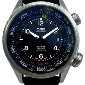 Oris Herrklocka 01 733 7705 4134-Set 5 23 15FC Aviation Svart/Textil