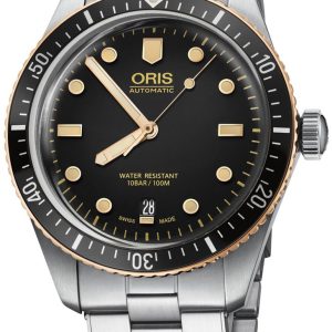 Oris Herrklocka 01 733 7707 4354-07 8 20 18 Divers Svart/Stål Ø40 mm