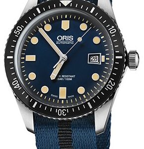 Oris Herrklocka 01 733 7720 4055-07 5 21 28FC Diving Blå/Stål Ø42