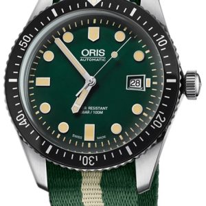 Oris Herrklocka 01 733 7720 4057-07 5 21 24FC Diving Grön/Stål Ø42