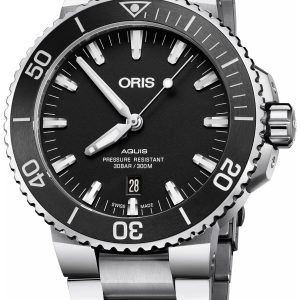 Oris Herrklocka 01 733 7730 4124-07 8 24 05EB Diving Svart/Stål