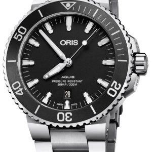 Oris Herrklocka 01 733 7730 4154-07 8 24 05PEB Diving Svart/Stål