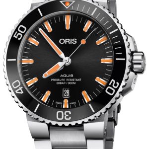 Oris Herrklocka 01 733 7730 4159-07 8 24 05PEB Diving Svart/Stål