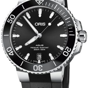 Oris Herrklocka 01 733 7732 4134-07 4 21 64FC Diving Svart/Gummi