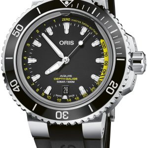 Oris Herrklocka 01 733 7755 4154-Set RS Diving Svart/Gummi Ø45.8 mm