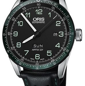 Oris Herrklocka 01 735 7706 4494-Set LS Motor Sport Svart/Läder Ø44