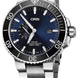 Oris Herrklocka 01 743 7733 4135-07 8 24 05PEB Diving Blå/Stål