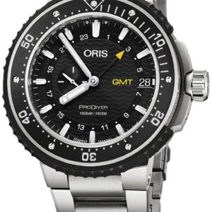 Oris Herrklocka 01 748 7748 7154-07 8 26 74PEB Diving Svart/Titan