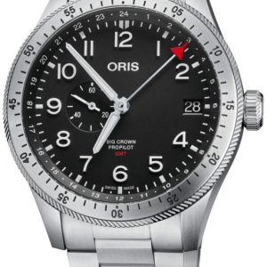 Oris Herrklocka 01 748 7756 4064-07 8 22 08 Aviation Svart/Stål Ø44