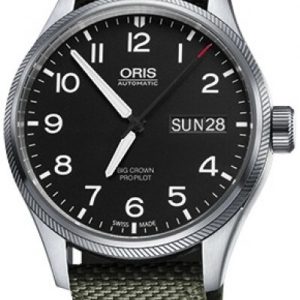 Oris Herrklocka 01 752 7698 4164-07 5 22 14FC Aviation Svart/Textil