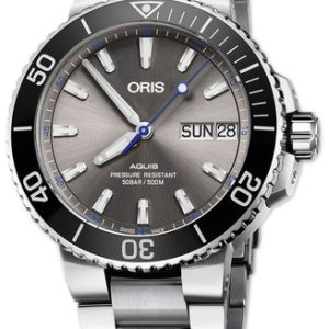 Oris Herrklocka 01 752 7733 4183-Set MB Diving Grå/Stål Ø45.5 mm